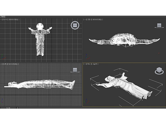 3D MAX 프로그램을 이용하여  입체도 작성